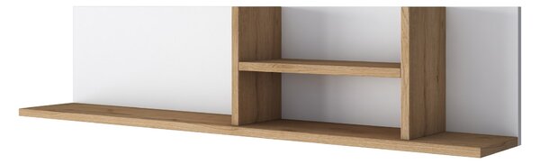 Kalune Design Nástenná polica AE103 biela/orech