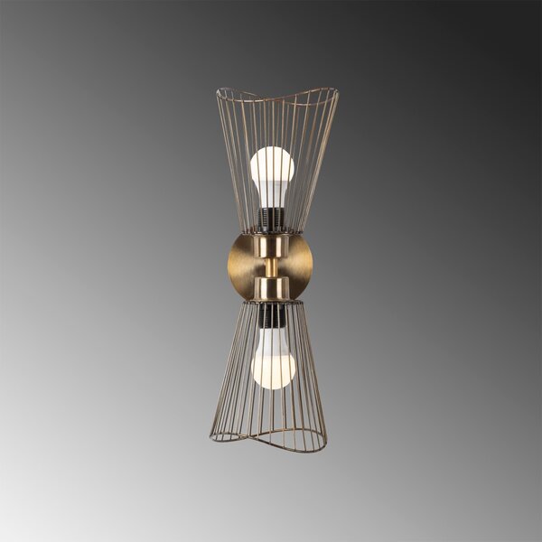 Opviq Nástenná lampa Zeyno zlatá