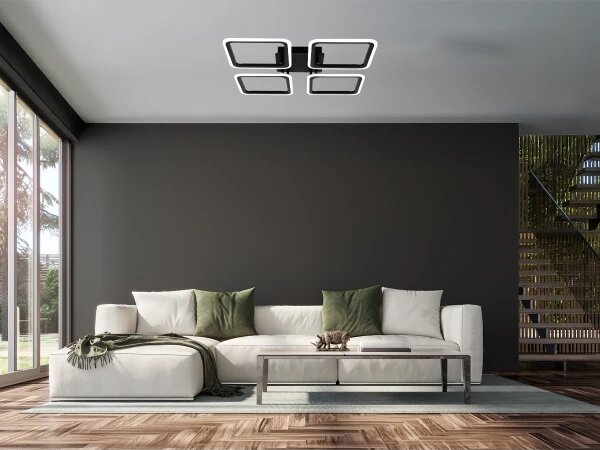 LED Stmievateľné stropné svietidlo LED/95W/230V 3000-6500K + diaľkové ovládanie