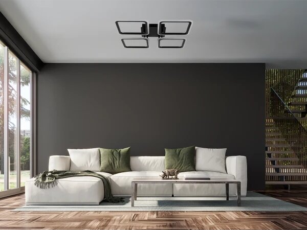 LED Stmievateľné stropné svietidlo LED/95W/230V 3000-6500K + diaľkové ovládanie