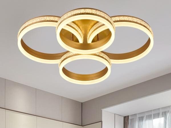 LED stmievateľné prisadené stropné svietidlo LED/150W/230V 3000-6500K + diaľkové ovládanie