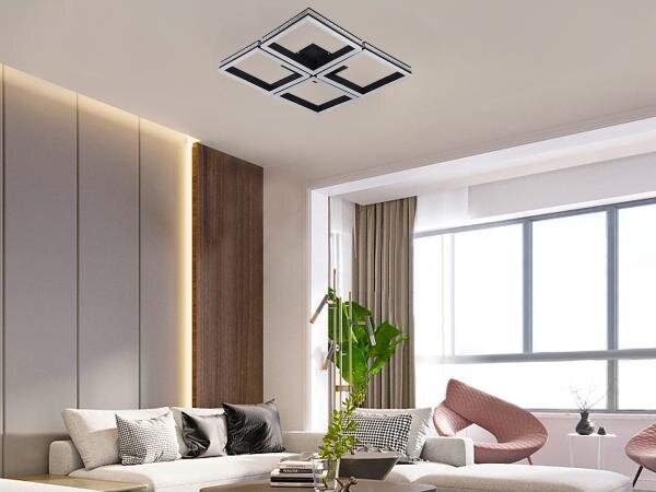LED stmievateľný prisadený luster LED/215W/230V 3000-6500K + diaľkové ovládanie
