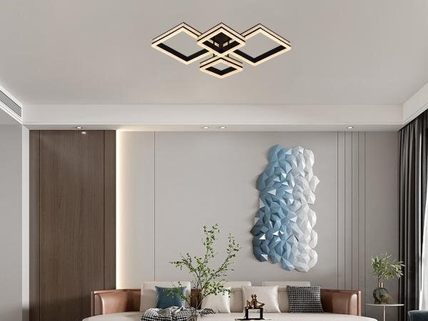 LED stmievateľný prisadený luster LED/175W/230V 3000-6500K + diaľkové ovládanie