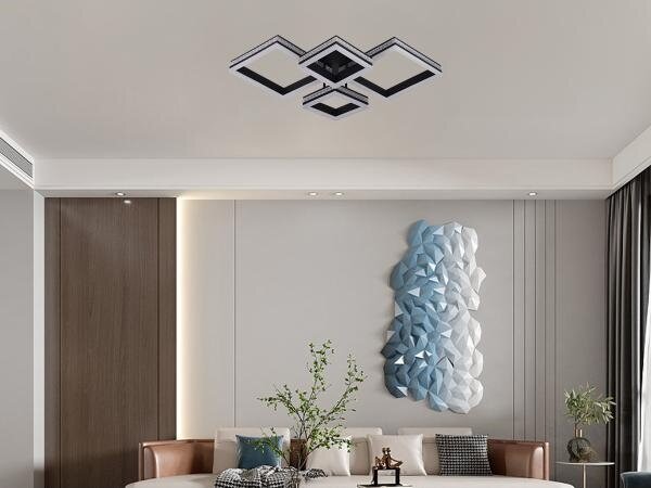 LED stmievateľný prisadený luster LED/175W/230V 3000-6500K + diaľkové ovládanie