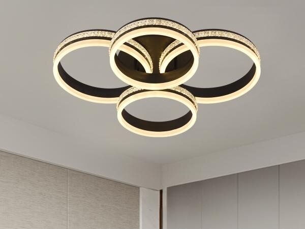 LED stmievateľný prísadený luster LED/150W/230V 3000-6500K + diaľkové ovládanie