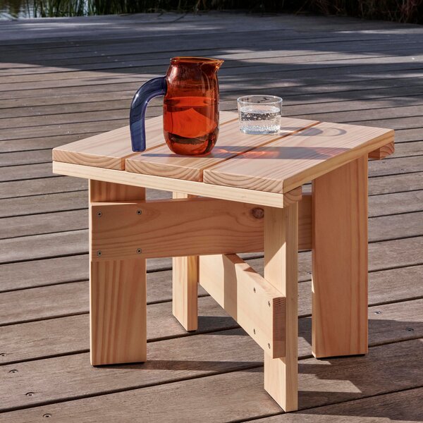 Záhradný stolík Crate Low Small, Iron Red – HAY