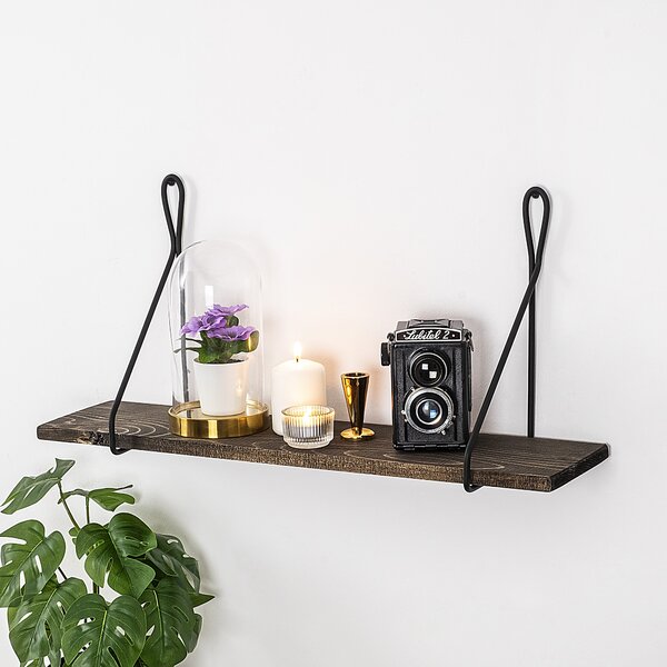 Kalune Design Nástenná polica AMARYLLIS orech