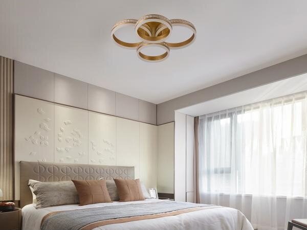 LED stmievateľné prisadené stropné svietidlo LED/150W/230V 3000-6500K + diaľkové ovládanie
