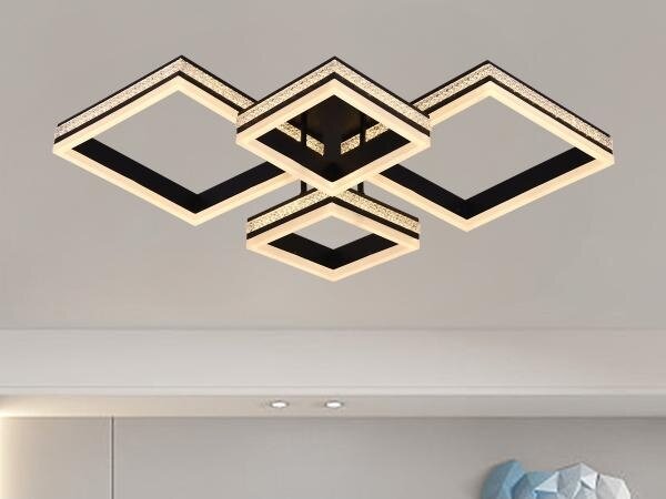 LED stmievateľný prisadený luster LED/175W/230V 3000-6500K + diaľkové ovládanie
