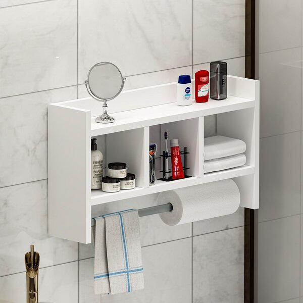 Kalune Design Nástenná polica ASYA biela