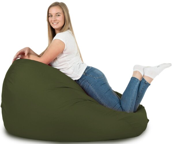 Sedací vak SAKO tmavozelený OUTDOOR
