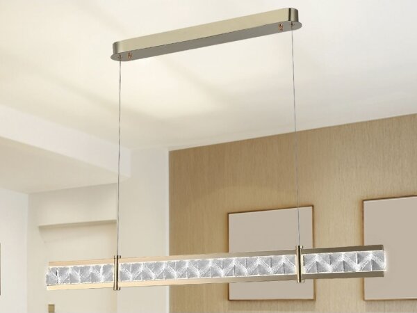 LED Stmievateľný luster na lanku ENRIQUE LED/20W/230V 3000-6000K + diaľkové ovládanie