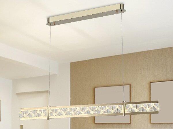 LED Stmievateľný luster na lanku ENRIQUE LED/20W/230V 3000-6000K + diaľkové ovládanie