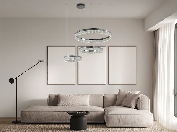 LED Stmievateľný krištáľový luster na lanku THALIA LED/120W/230V 3000-6000K + DO
