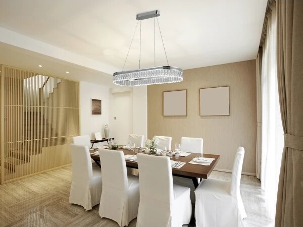 Stmievateľný LED krištáľový luster na lanku THALIA LED/50W/230V 3000-6000K + diaľkové ovládanie