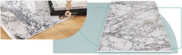 Koberec Arte Magic Marble sivý
