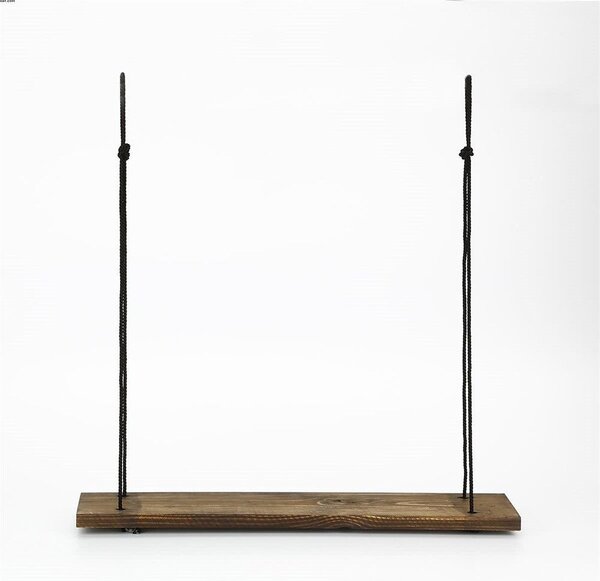 Kalune Design Nástenná polica HANG 60 cm orech americký/čierna
