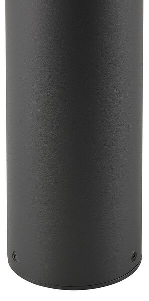 Deko-Light Svetlo na cestu Facado II, výška 65 cm, okrúhle, tmavo sivé/opálové, Hliník / sivá / zinok, Hliník, Osvetlenie príjazdovej cesty