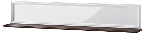 Szynaka Nástenná polica Massimo 35 168 cm biela/mocca