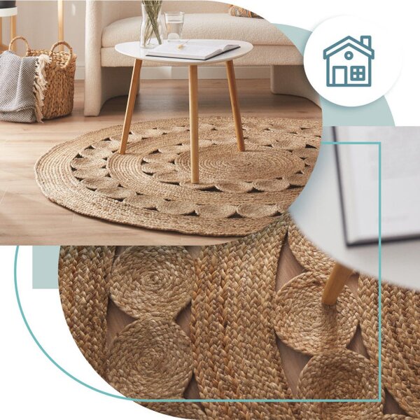 Koberec Arte Herma Natural kruh