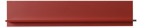 Kalune Design Nástenná polica RAF 120x25 cm červená