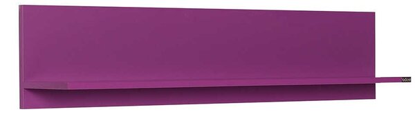 Kalune Design Nástenná polica RAF 120x25 cm fialová
