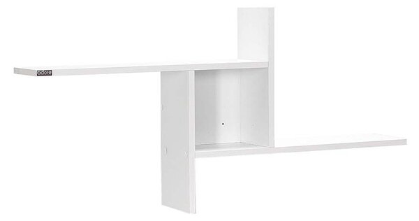Kalune Design Nástenná polička RAF 100x50 cm biela