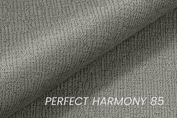 Šedá pohovka Livani - šedý šenil Perfect Harmony 85 / čierne nohy