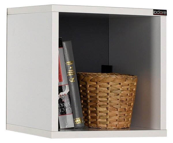 Kalune Design Nástenná polička RAF 33x33 cm biela