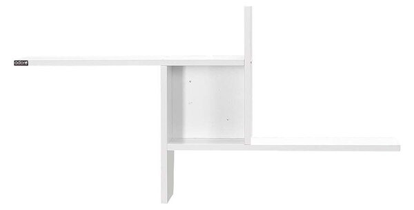 Kalune Design Nástenná polička RAF 100x50 cm biela