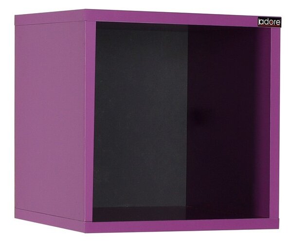 Kalune Design Nástenná polička RAF 33x33 cm fialová