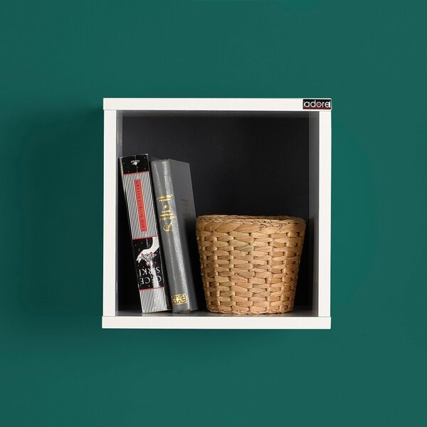 Kalune Design Nástenná polička RAF 33x33 cm biela