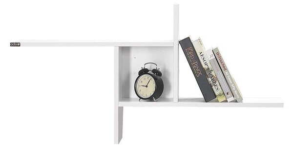 Kalune Design Nástenná polička RAF 100x50 cm biela