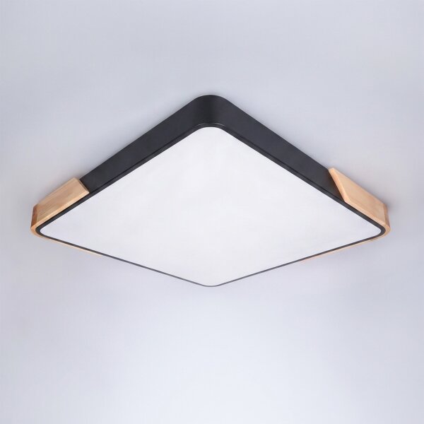 Brilagi - Stmievateľné LED svietidlo PILANA LED/60 W/230 V dub/čierna 56x56 cm + DO