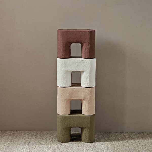 Stolička Podo Stool, Rose – Ferm Living
