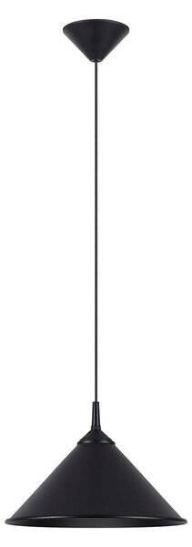 Sollux SL.1326 - Luster na lanku ZUMA 1xE27/15W/230V pr. 30 cm čierna