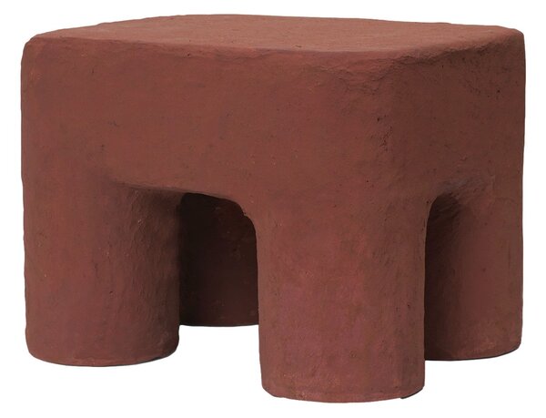 Stolička Podo Stool, Red Brown – Ferm Living