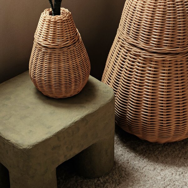 Stolička Podo Stool, Red Brown – Ferm Living