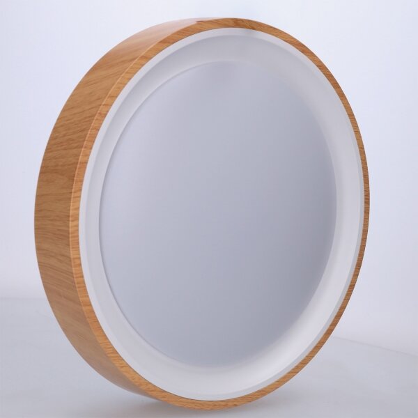 Brilagi - LED stropné svietidlo FLOCO LED/24W/230V priemer 30 cm drevené/biele
