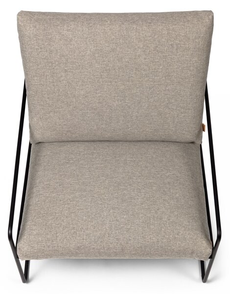 Záhradné kreslo Desert, Black / Dark Sand – Ferm Living