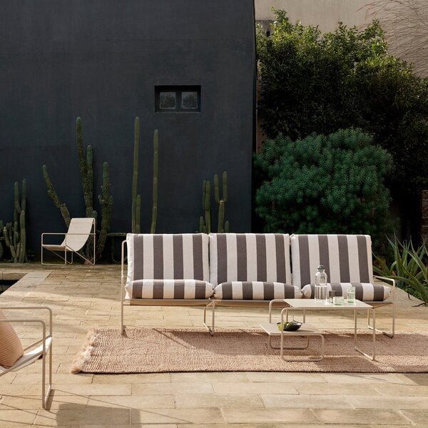 Záhradná pohovka Desert, Cashmere / Chocolate – Ferm Living