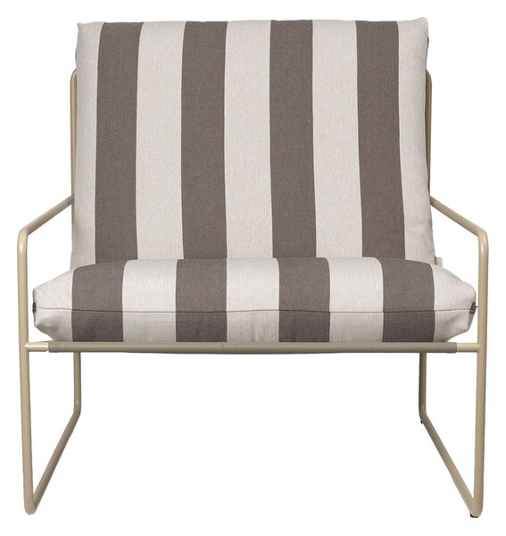 Záhradné kreslo Desert, Cashmere / Chocolate – Ferm Living