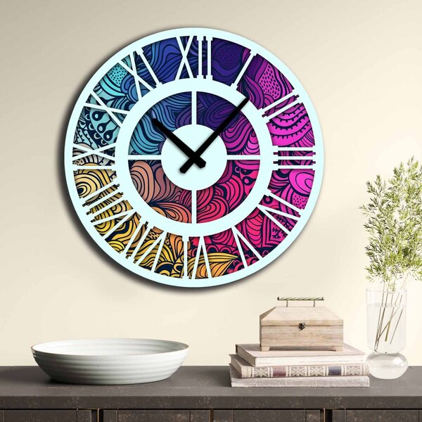Wallity Nástenné hodiny Lucko IV 50 cm farebné
