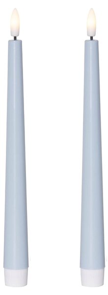 LED sviečka Flamme Candy Blue – set 2 ks