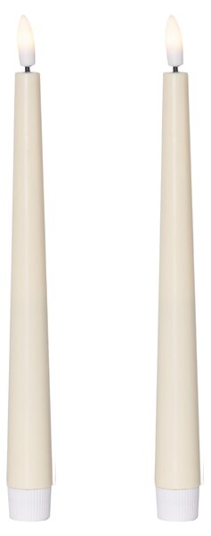 LED sviečka Flamme Candy Yellow – set 2 ks