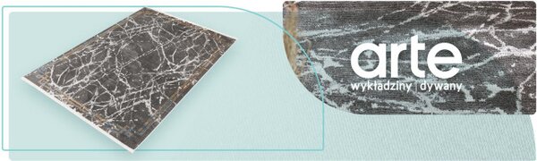 Koberec Arte Piran Marble sivý / čierny
