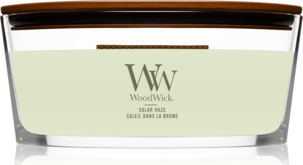 Woodwick Solar Haze vonná sviečka s dreveným knotom (hearthwick) 453 g