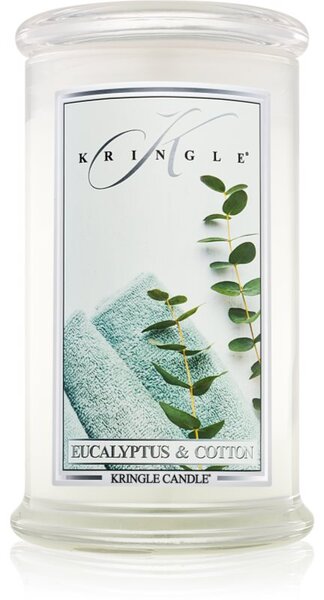 Kringle Candle Eucalyptus & Cotton vonná sviečka 624 g