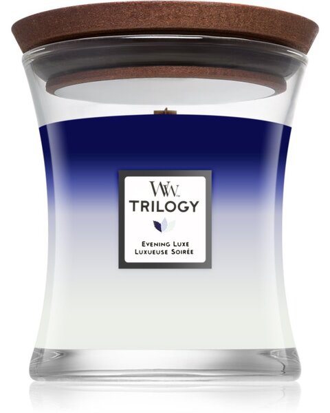 Woodwick Trilogy Evening Luxe vonná sviečka 275 g