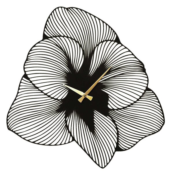 Wallity Nástenné kovové hodiny Azalea APS039 70 čierne